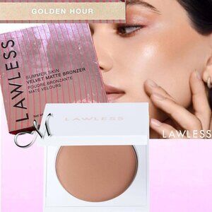 Share LAWLESS Summer Skin Velvet Matte Bronzer ~ GOLDEN HOUR (Light Tan) NIB 11g